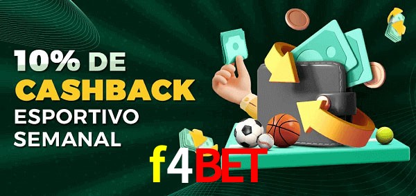 10% de bônus de cashback na f4bet