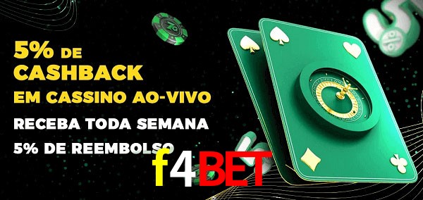 Promoções do cassino ao Vivo f4bet